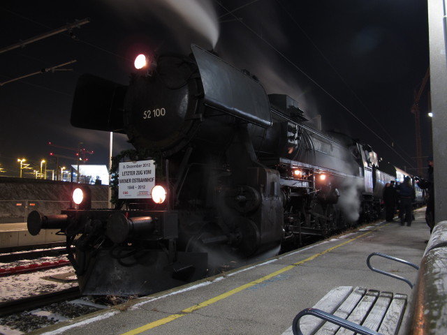 52.100 mit S 26075 im Ostbahnhof Wien (8. Dez.)