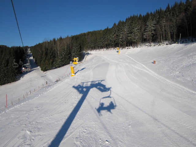 Talfahrt M&ouml;nichkirchen von der Sonnenbahn aus