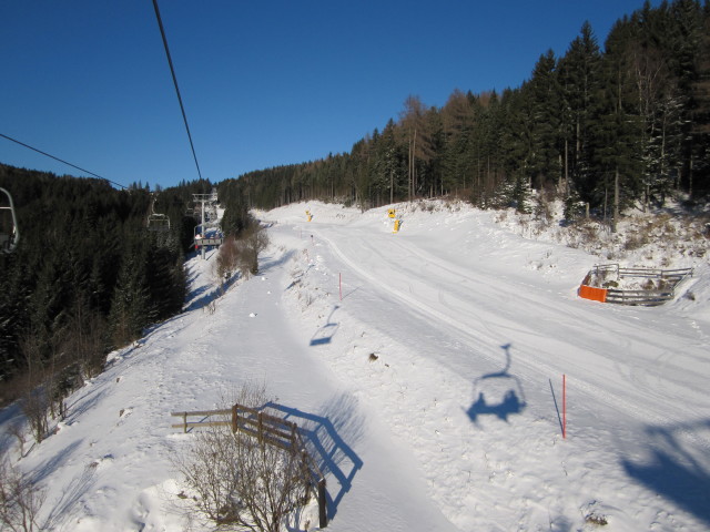 Talfahrt M&ouml;nichkirchen von der Sonnenbahn aus