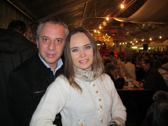 Walter und Diana in den Blumeng&auml;rten Hirschstetten