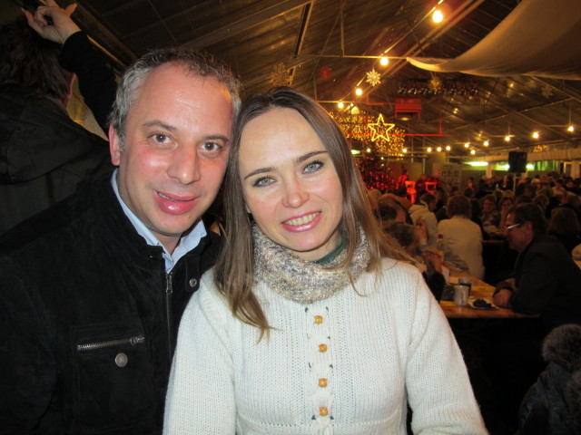 Walter und Diana in den Blumeng&auml;rten Hirschstetten