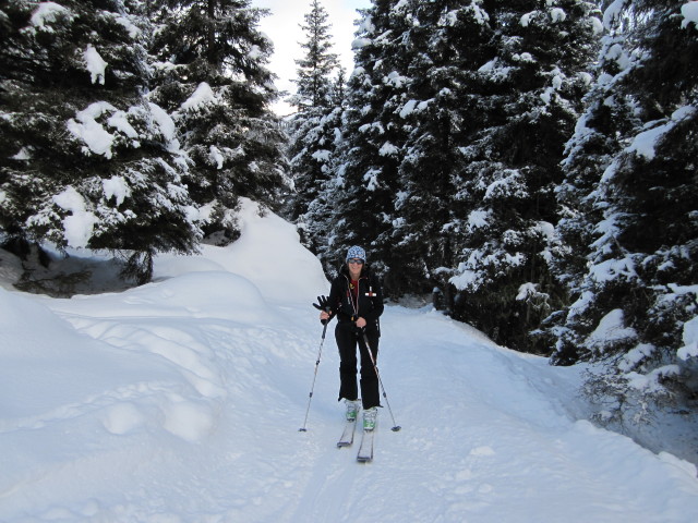 Martina zwischen Hochf&uuml;gen und Pfundsalm-Niederleger