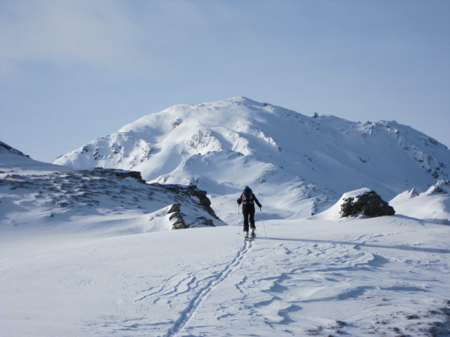 Martina zwischen Sidanjoch und Rosskopf
