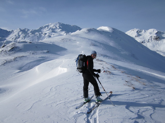 Martina zwischen Sidanjoch und Rosskopf