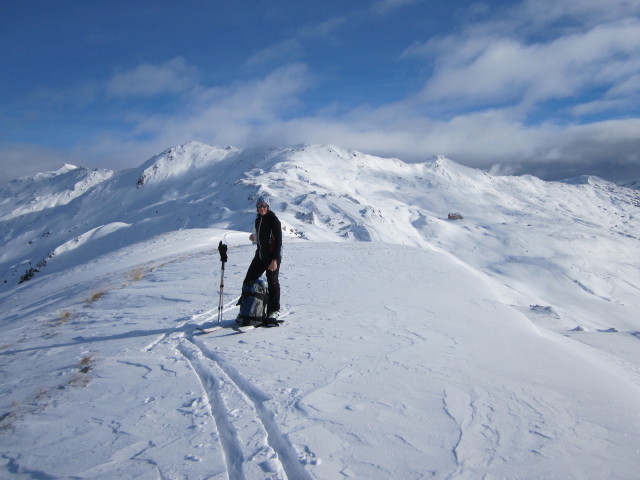 Martina zwischen Sidanjoch und Rosskopf