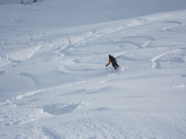 Martina zwischen Pfundsalm und Pfundsalm-Mittelleger