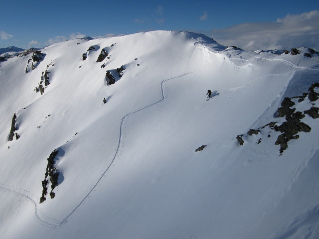 Axel zwischen Kastenwendenkopf und Leiteneggalm