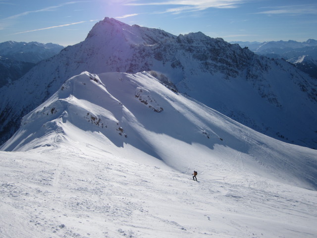 Martina zwischen Flatschspitze und Enzianh&uuml;tte