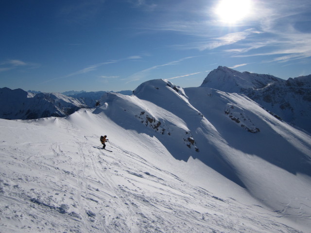 Martina zwischen Flatschspitze und Enzianh&uuml;tte