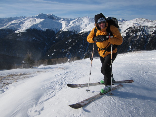 Martina zwischen Flatschspitze und Enzianh&uuml;tte
