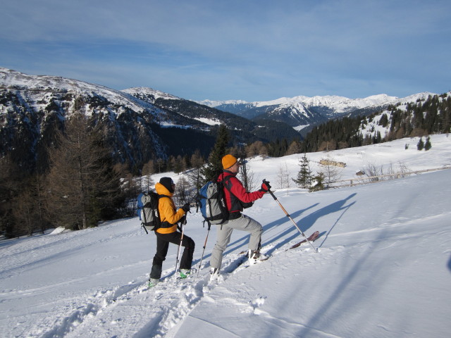 Martina und Erhard zwischen Flatschspitze und Enzianh&uuml;tte