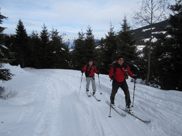 Erhard und Axel zwischen Sagbergaste und H&uuml;hnlasten