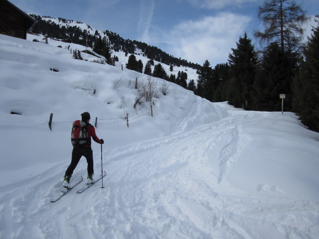 Axel zwischen H&uuml;hnlasten und Tagetlahnalm