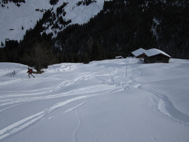 Erhard zwischen H&uuml;hnlasten und Tagetlahnalm
