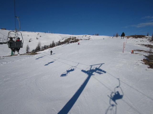 W&ouml;rtherseeabfahrt von der Bergerbahn aus