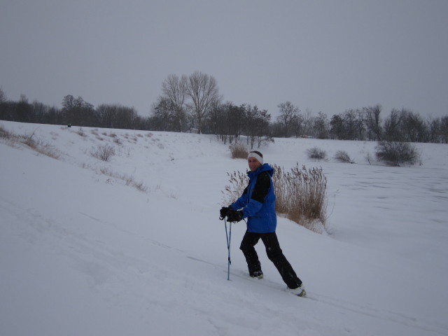 Ich beim Badeteich S&uuml;&szlig;enbrunn (18. J&auml;n.)