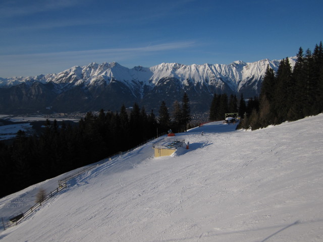 oberer Abschnitt der Familienabfahrt von der Panoramabahn aus
