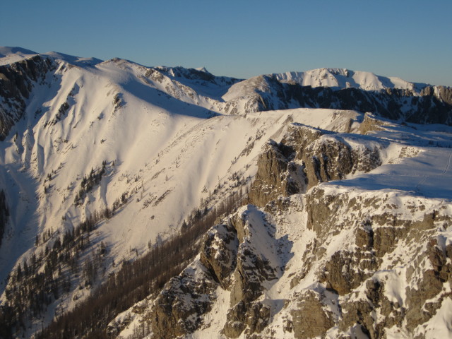 von der Sch&ouml;nleitenspitze Richtung Nordosten