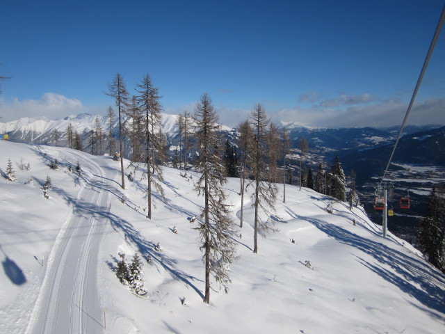 Familienabfahrt von der 8er-EUB Talbahn Goldeck aus