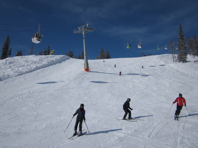 Daniela auf der Mitterstein-Piste (14. Feb.)