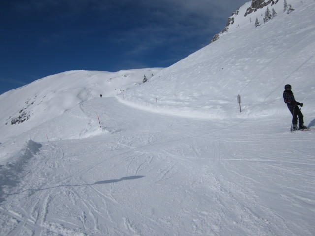 Daniela auf der Mitterstein-Piste (14. Feb.)