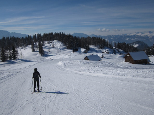 Daniela auf der Piste 'L&auml;rchkogel Berg-Hollhausparkplatz' (15. Feb.)