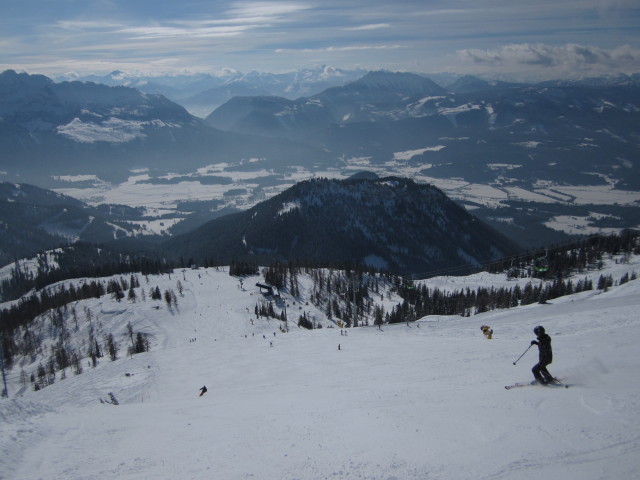 Daniela auf der Mitterstein-Piste (15. Feb.)