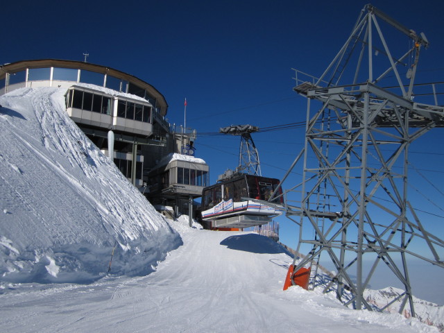 Bergstation der Pendelbahn Birg - Schilthorn, 2.970 m (3. M&auml;rz)