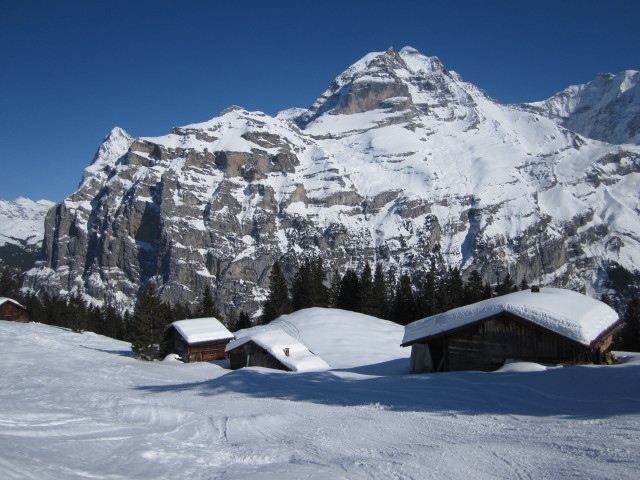 Abfahrtsroute Gimmelwald (3. M&auml;rz)