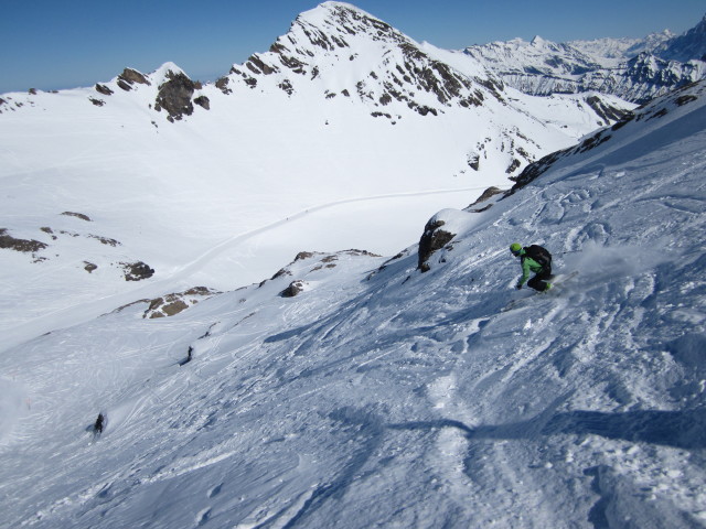 Alexander neben der Schilthornpiste (4. M&auml;rz)