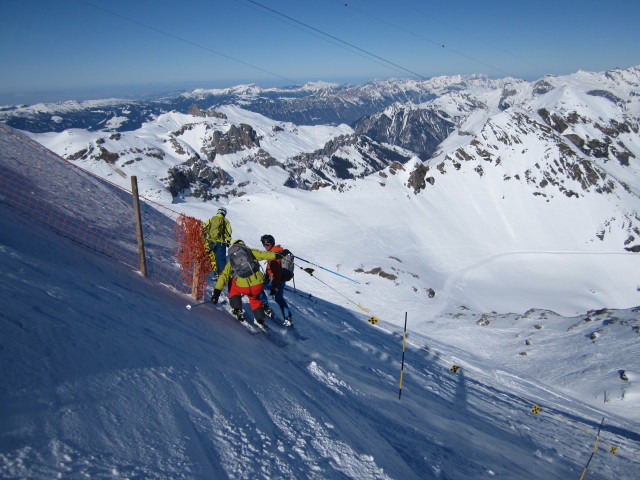 neben der Schilthornpiste (4. März)