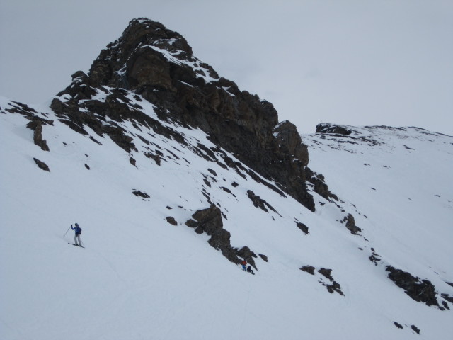 Birgit zwischen Schilthorn und Rote H&auml;rd (5. M&auml;rz)