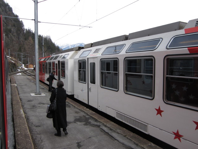 Haltestelle Le Tr&eacute;tien, 1.059 m (9. M&auml;rz)