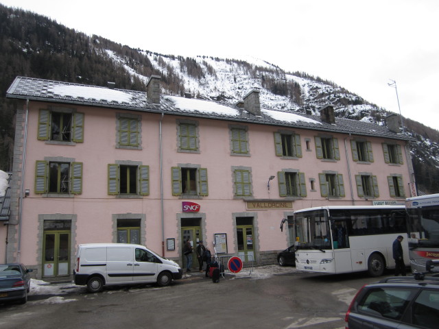 Bahnhof Vallorcine, 1.261 m (9. M&auml;rz)
