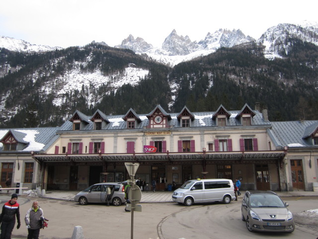 Bahnhof Chamonix-Mont Blanc, 1.037 m (9. M&auml;rz)
