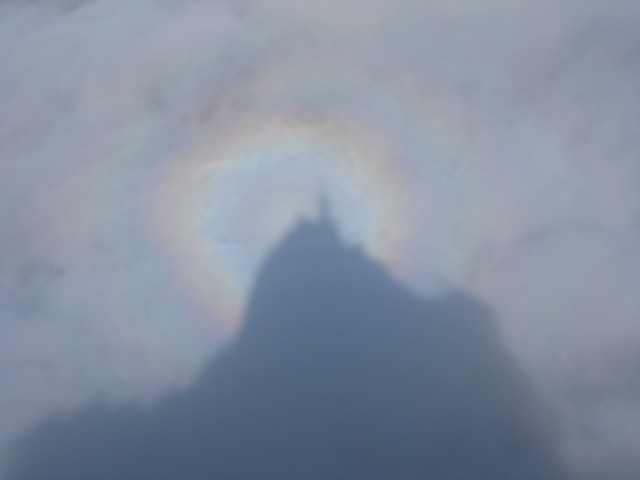 Schatten der Aiguille du Midi