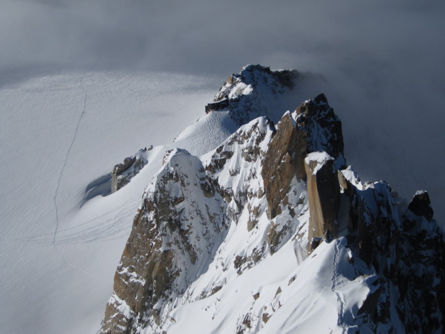 von der Aiguille du Midi Richtung S&uuml;dwesten