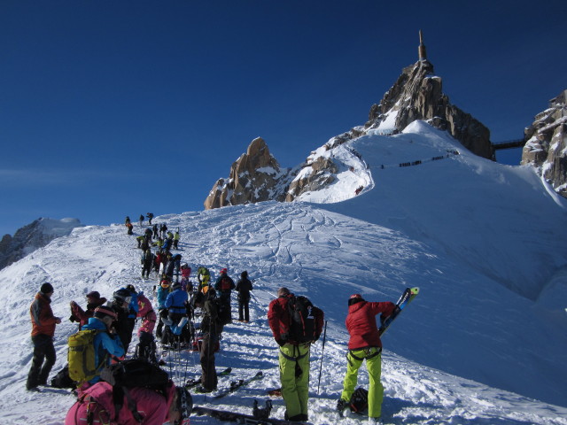 l'Ar&ecirc;te de l'Aiguille du Midi