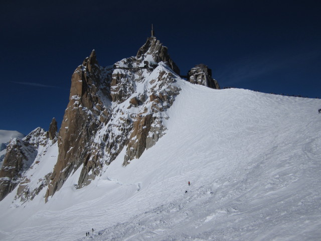 Aiguille du Midi vom Vall&eacute;e Blanche aus