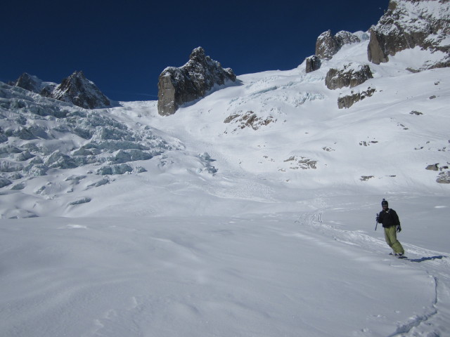 Markus am Glacier du Tacul