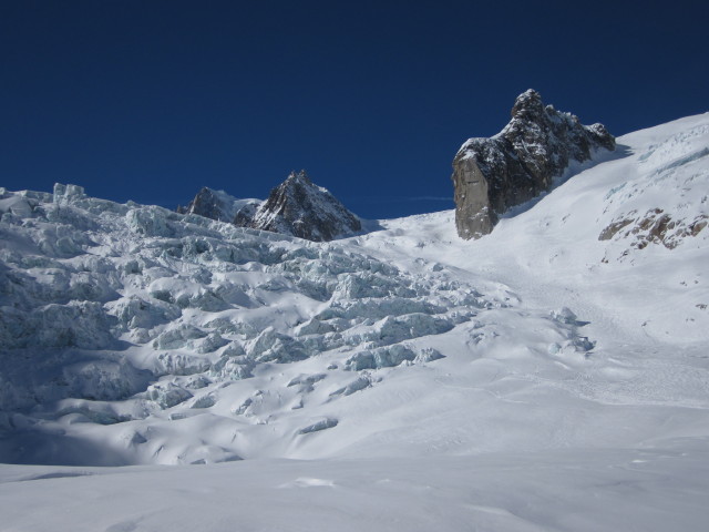 S&eacute;racs du G&eacute;ant vom Glacier du Tacul aus
