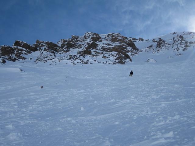 Markus neben der Piste 'Gabba'