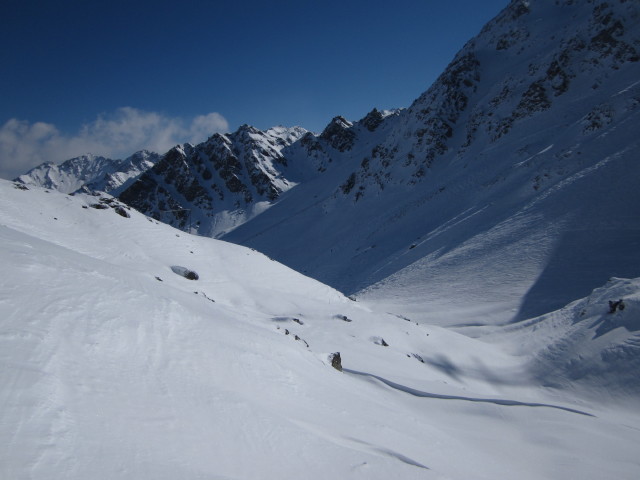 Abfahrtsroute 'Itin&eacute;raires Mont-Gel&eacute;' (15. M&auml;rz)