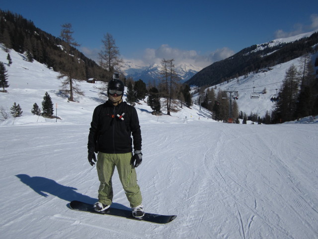 Markus auf der Piste 'Tortin - Siviez' (15. M&auml;rz)