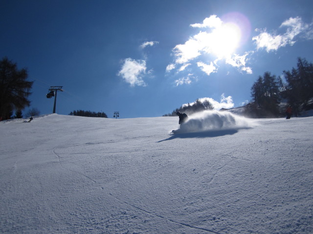 Markus auf der Piste 'Les Mayens' (15. M&auml;rz)