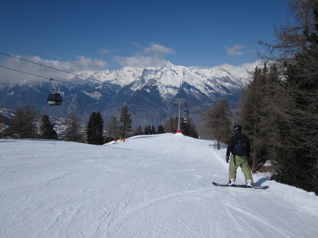 Markus auf der Piste 'Les Mayens' (15. M&auml;rz)