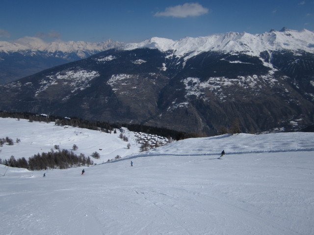 Markus auf der Piste 'Eth&eacute;rolla' (15. M&auml;rz)