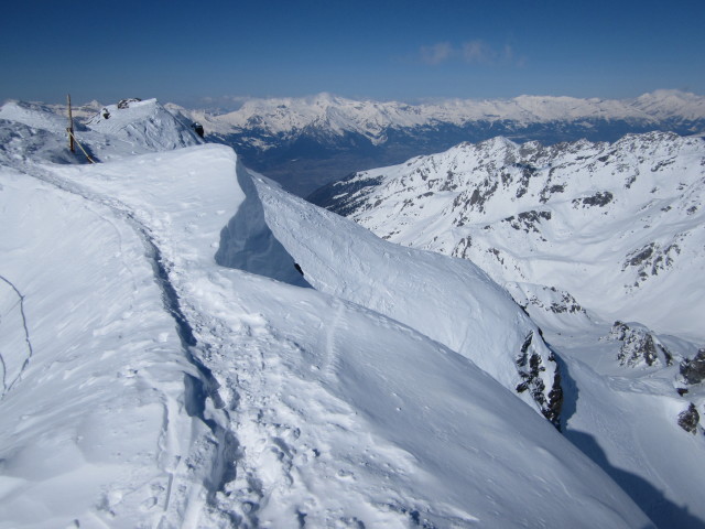 vom Mont Fort Richtung Norden (15. M&auml;rz)