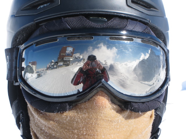 auf der Piste 'Les Gentianes - La Chaux' (15. M&auml;rz)