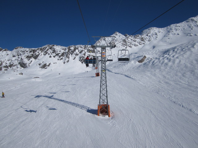 Piste 'Lac 3' vom T&eacute;l&eacute;si&egrave;ge Lac des Vaux 3 aus (15. M&auml;rz)